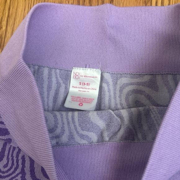 Groovy Purple Biker Shorts - Picture 3 of 3